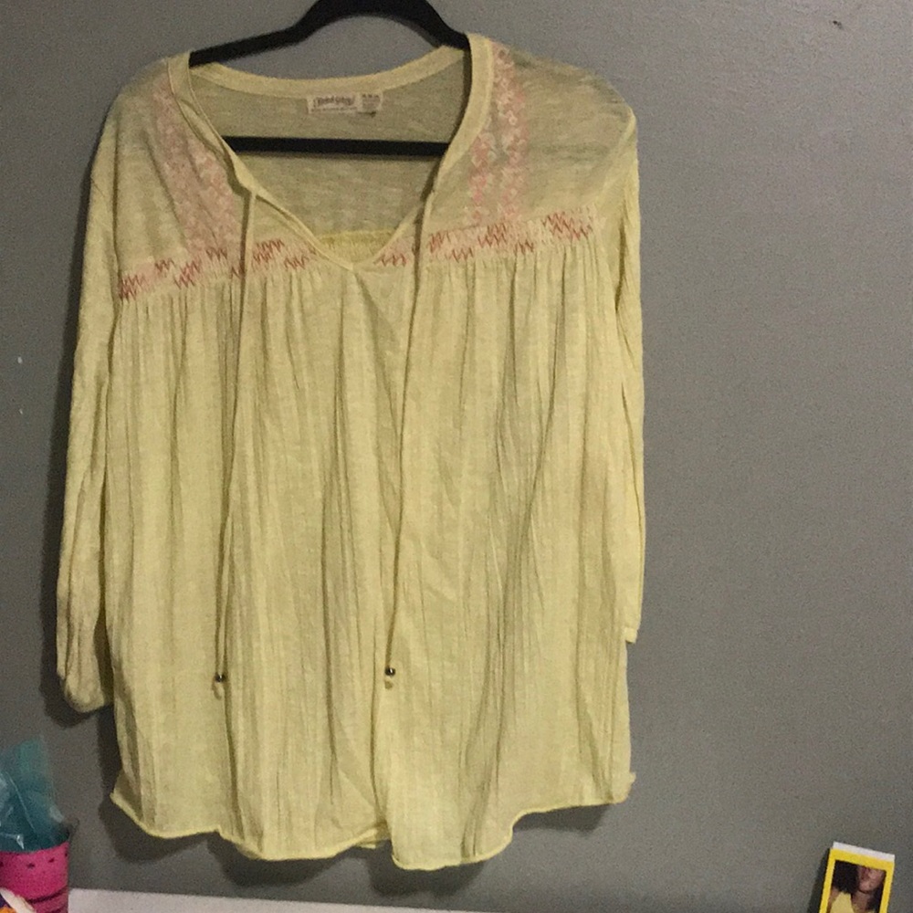 A nice yellow blouse